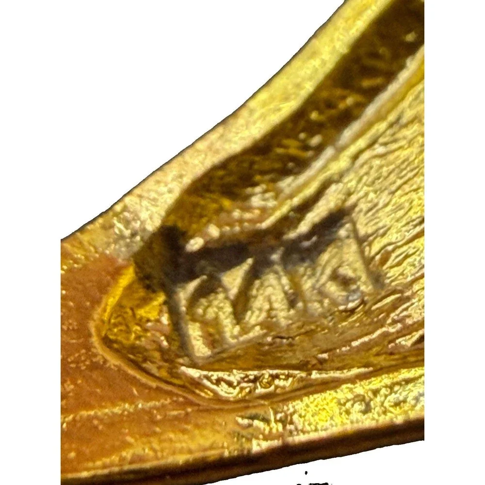 14K Square Gold Nugget Ring Size 12 9 Grams